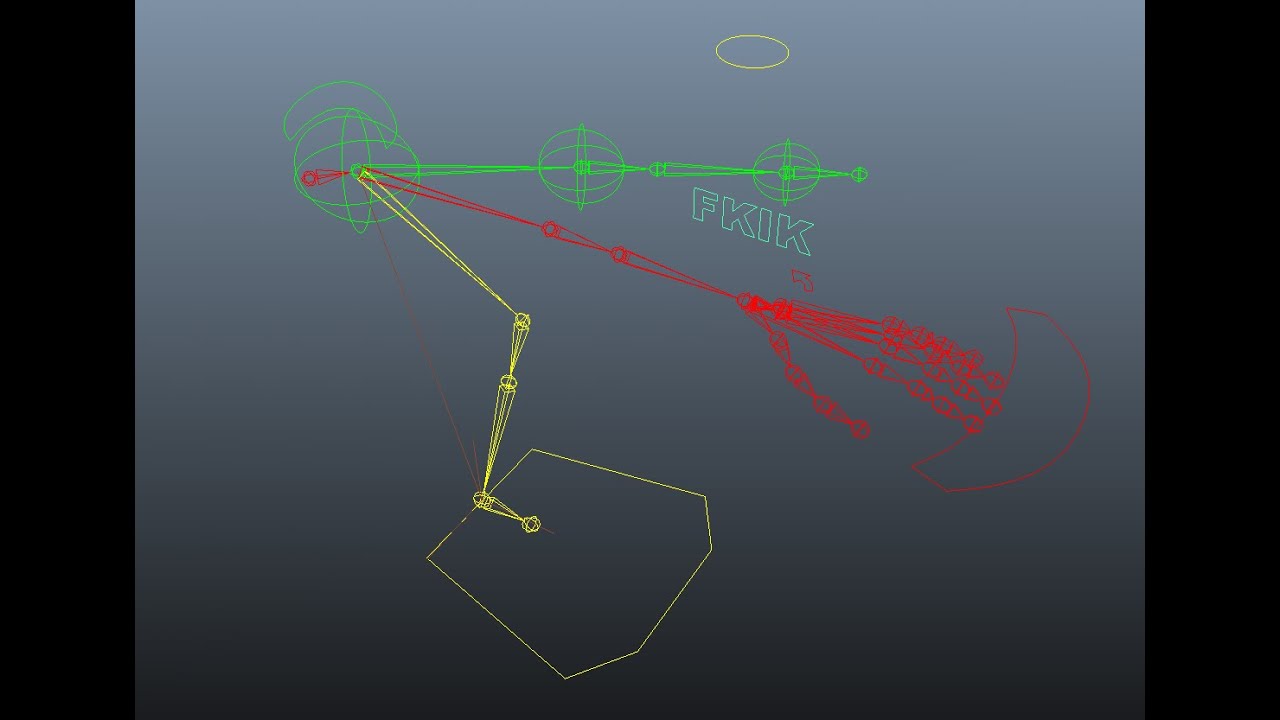 Maya Python IK FK Switch Auto Creator